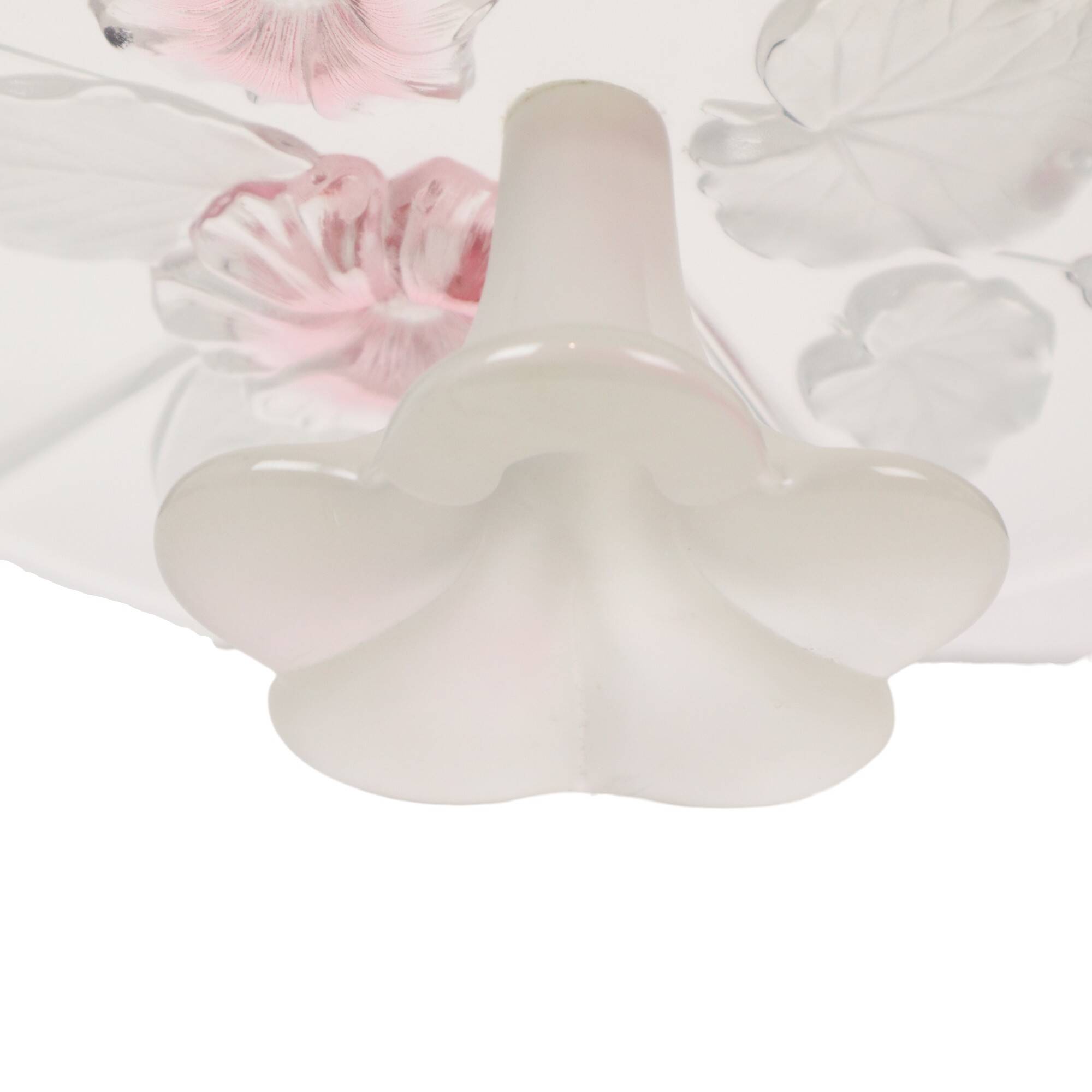 Vintage Glass Cake Stand Cake Plateau Flowers Mikasa Calypso