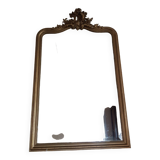 Old fireplace mirror