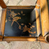 Antique bamboo side table