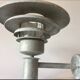 Classic Danish Vintage Outdoor Wall Lamp in Galvanized Steel