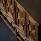 Henning Kjærnulf, enfilade in oak, mid-century Danish, Nyrup Møbelfabrik, 1960s.