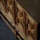 Henning Kjærnulf, enfilade in oak, mid-century Danish, Nyrup Møbelfabrik, 1960s.