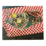 Seafood painting