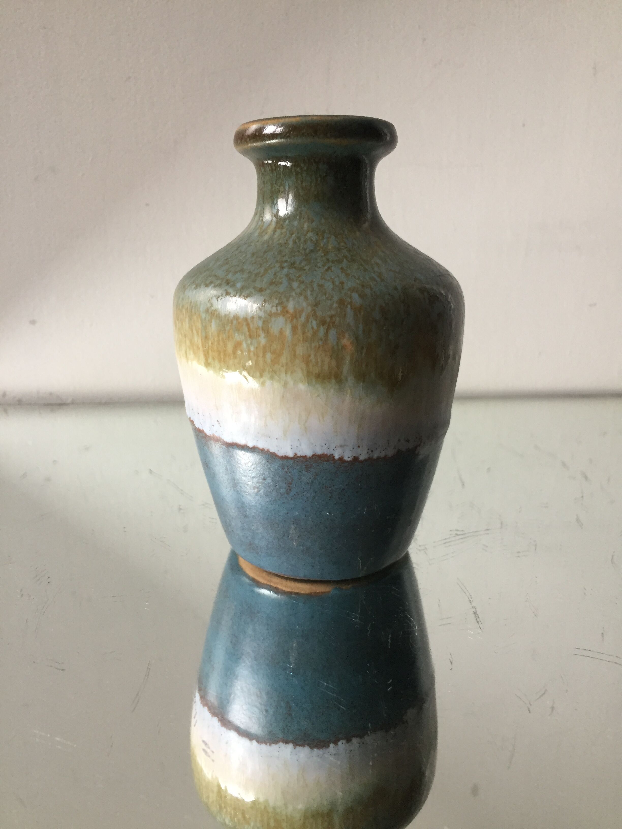 Scandinavian Stoneware Vase Midcentury
