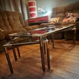 Set of 3 nesting tables, Italy 70's