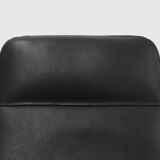 Exceptional De Sede DS50 lounge chair in black leather, Switzerland ca. 1980