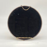 Round mirror vintage barber style