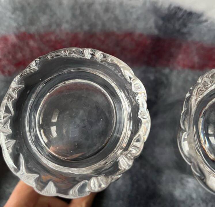 Large Daum crystal glasses Kim model