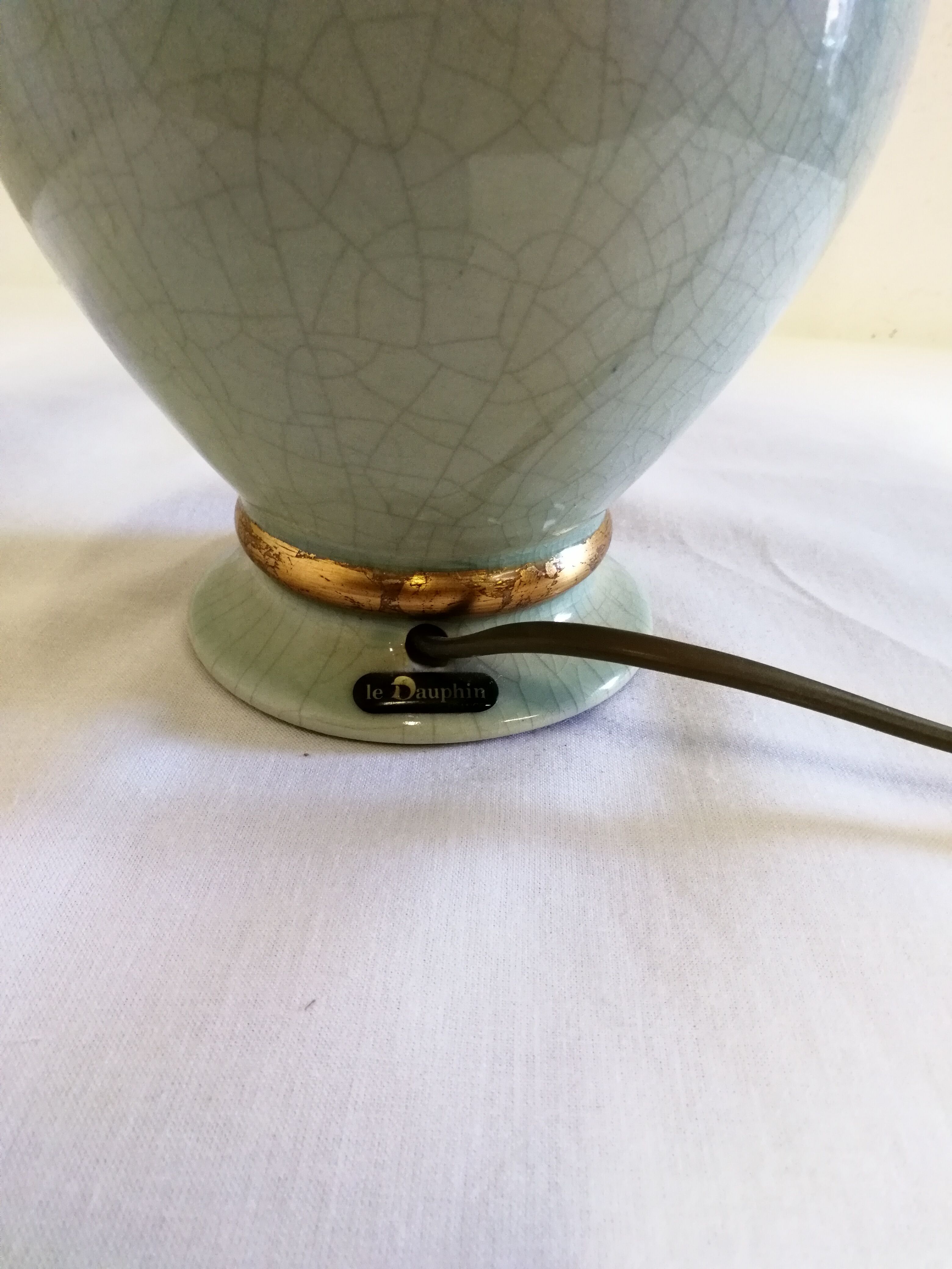 Le Dauphin France ceramic lamp