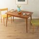 Elegant mid-century dining table with extension function, 1960s