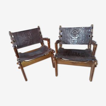 Deux fauteuils traditionnels mexicains