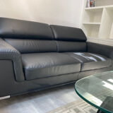 3 seater leather sofa