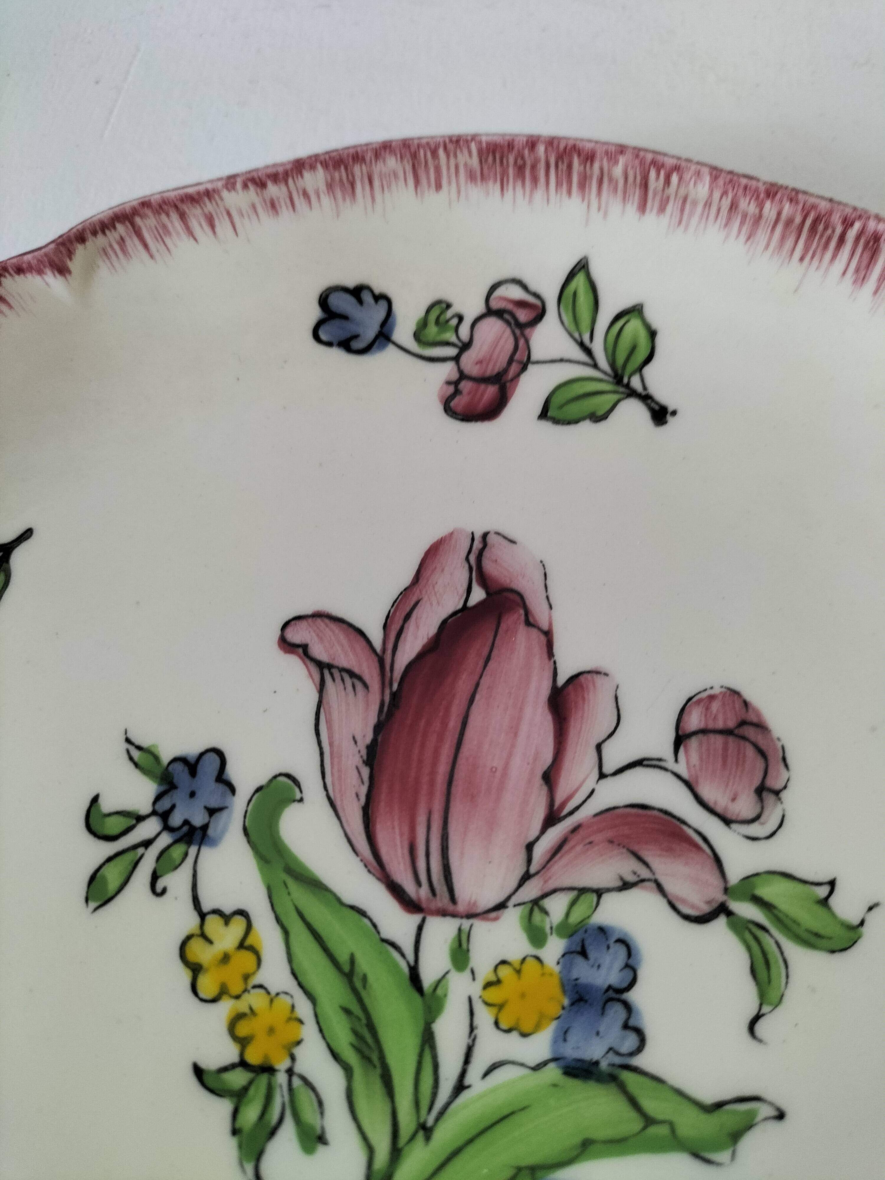 Gien plates, La Lorraine model