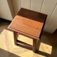 vintage solid wood stool