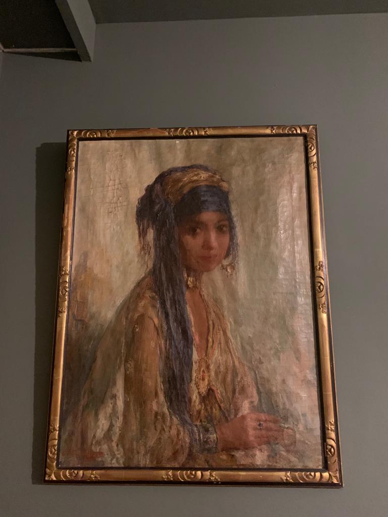 Orientalist portrait by Édouard Verschaffelt