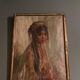Orientalist portrait by Édouard Verschaffelt