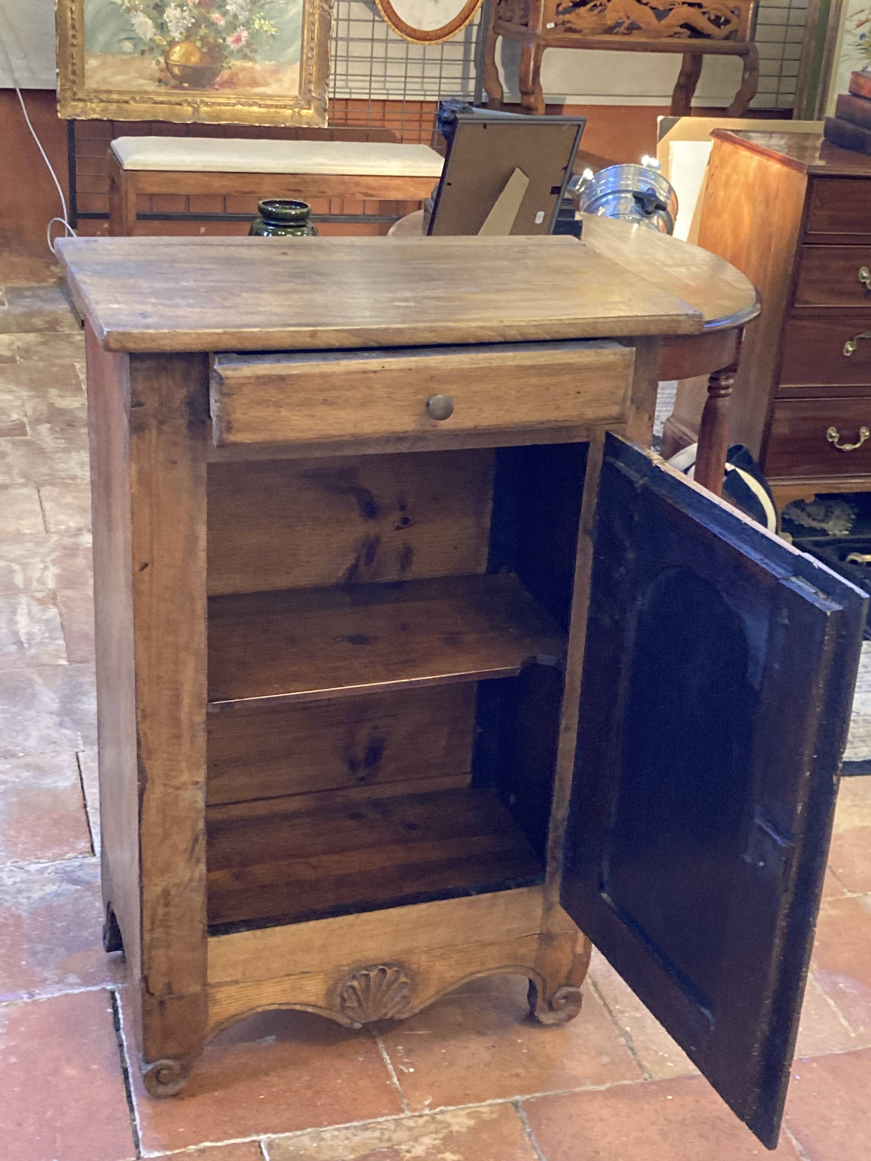 Small antique jam jar in solid wood