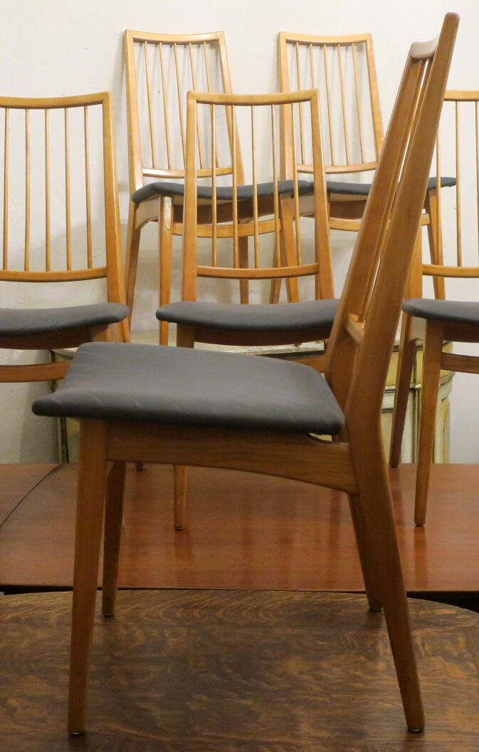 Set of 6 Danish dining chairs 1960
