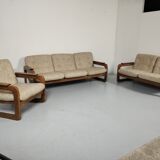 2-seater sofa set - 3-seater - Scandinavian-style 1960s armchair