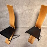 Series of 4 Chairs by Pietro Arosio for Airon 1980