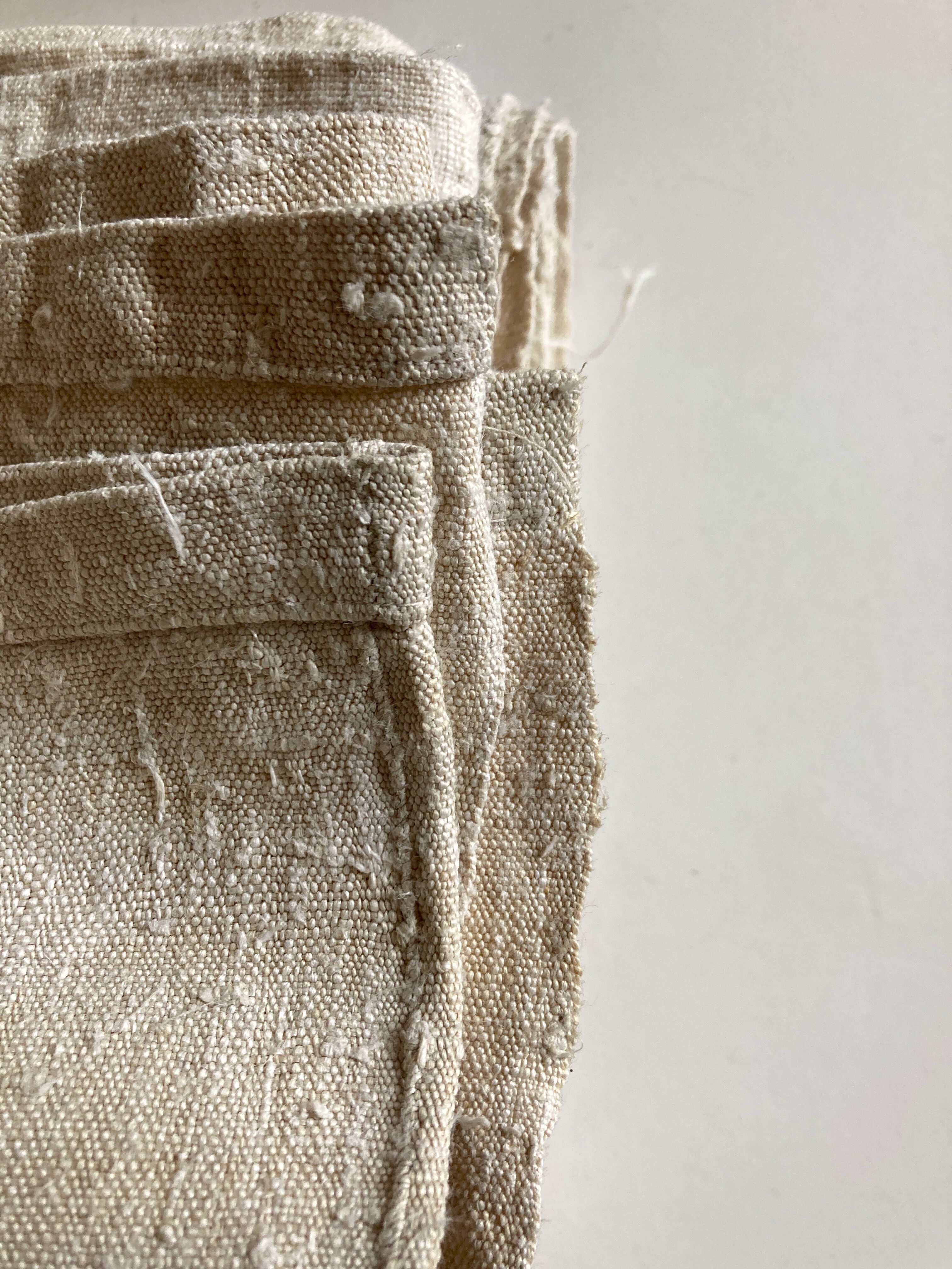 Nappe de ferme 19e en chanvre de trousseau l2,45m