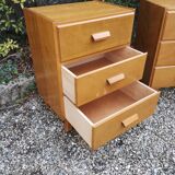 Pair of bedsides, small vintage Scandinavian dressers