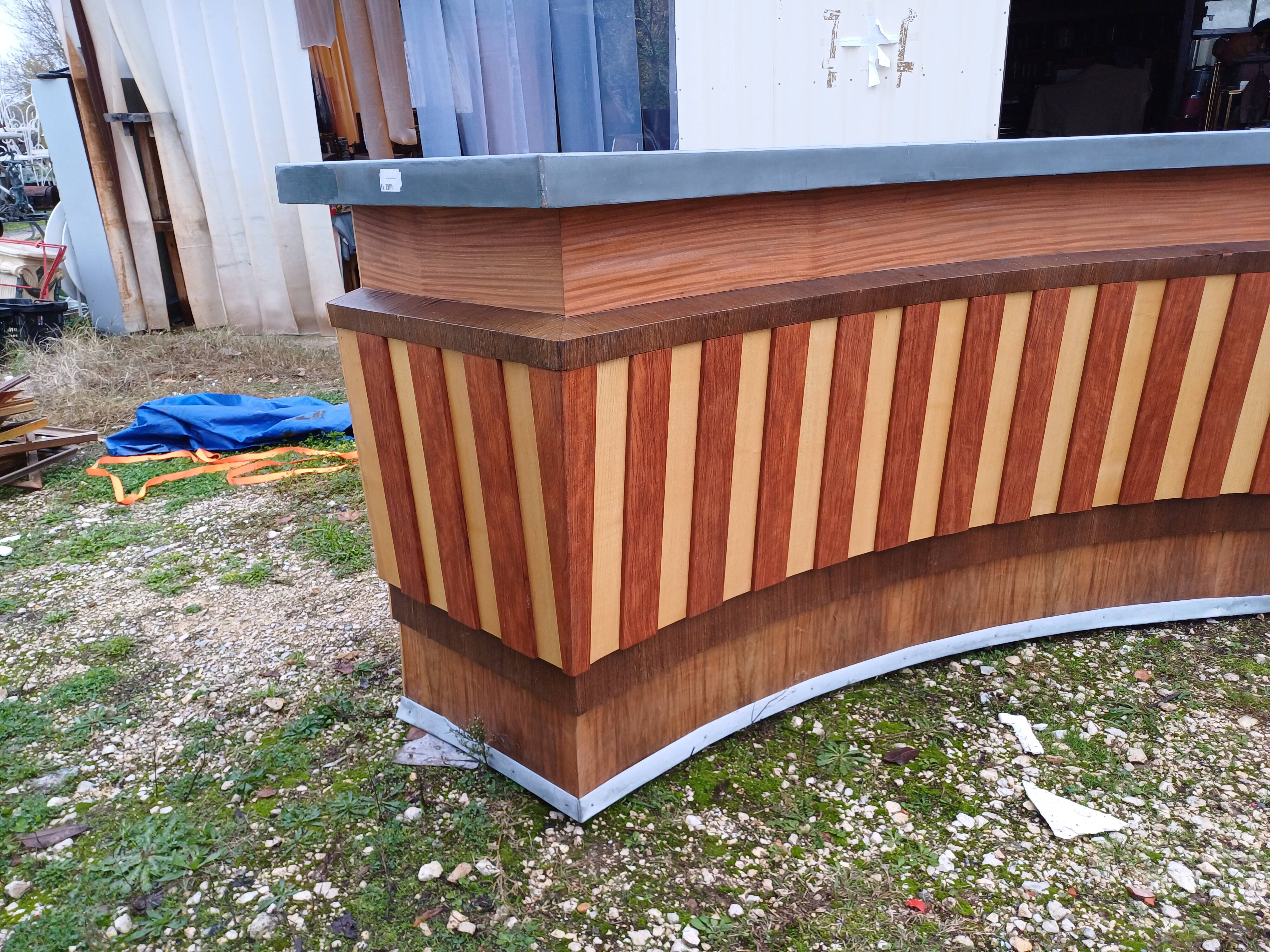 Mr. Bazin's bar counter in Limoges