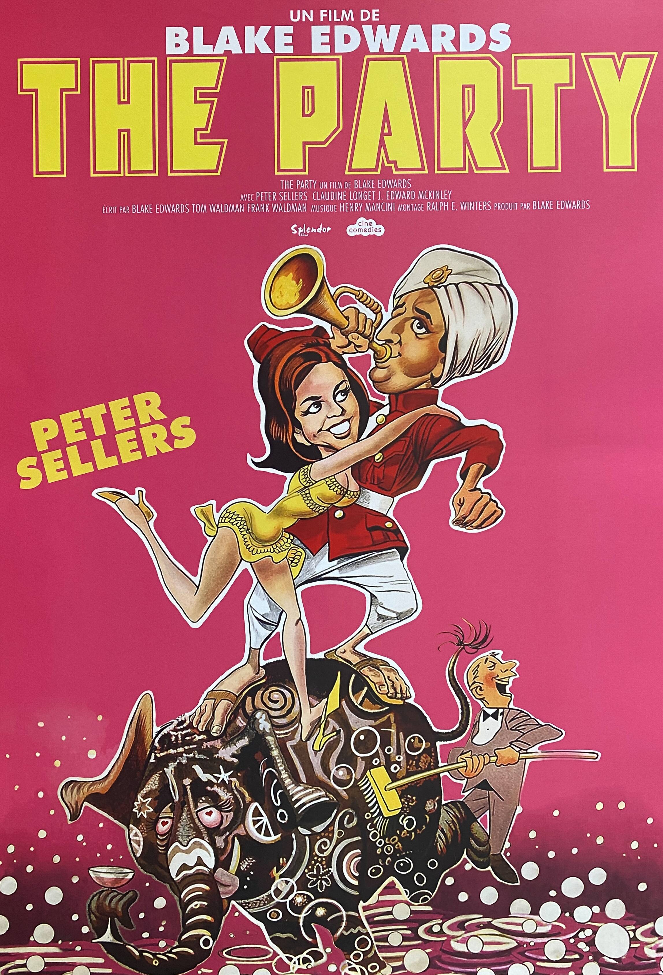 Cinema poster "The Party" Blake Edwards, Peter Sellers 42x60cm