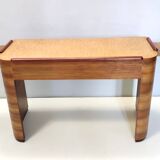 Art Deco Walnut, Birch and Beech Writing Desk, Brianza, Italy