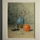 Still life with a cigarette - Painting signed A. Moreau