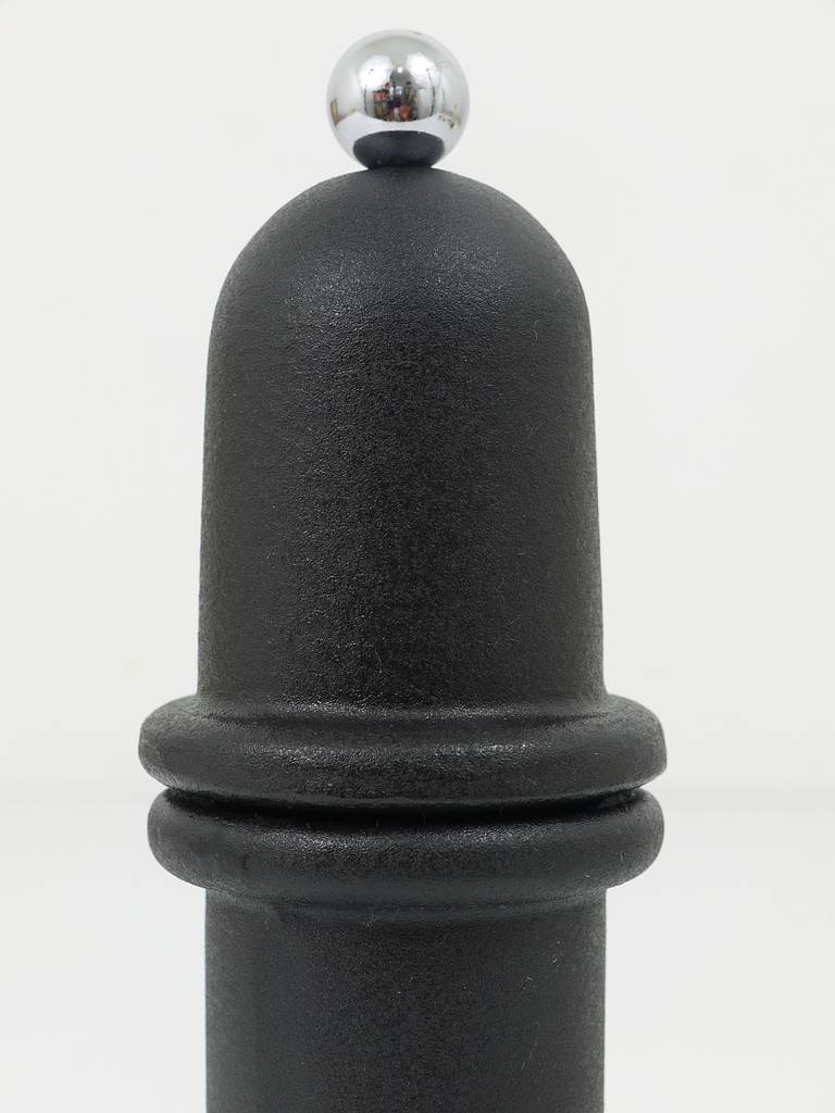 Beautiful cast iron salt and pepper mill by Carl Aubock with Peugeot mill, 1970s.