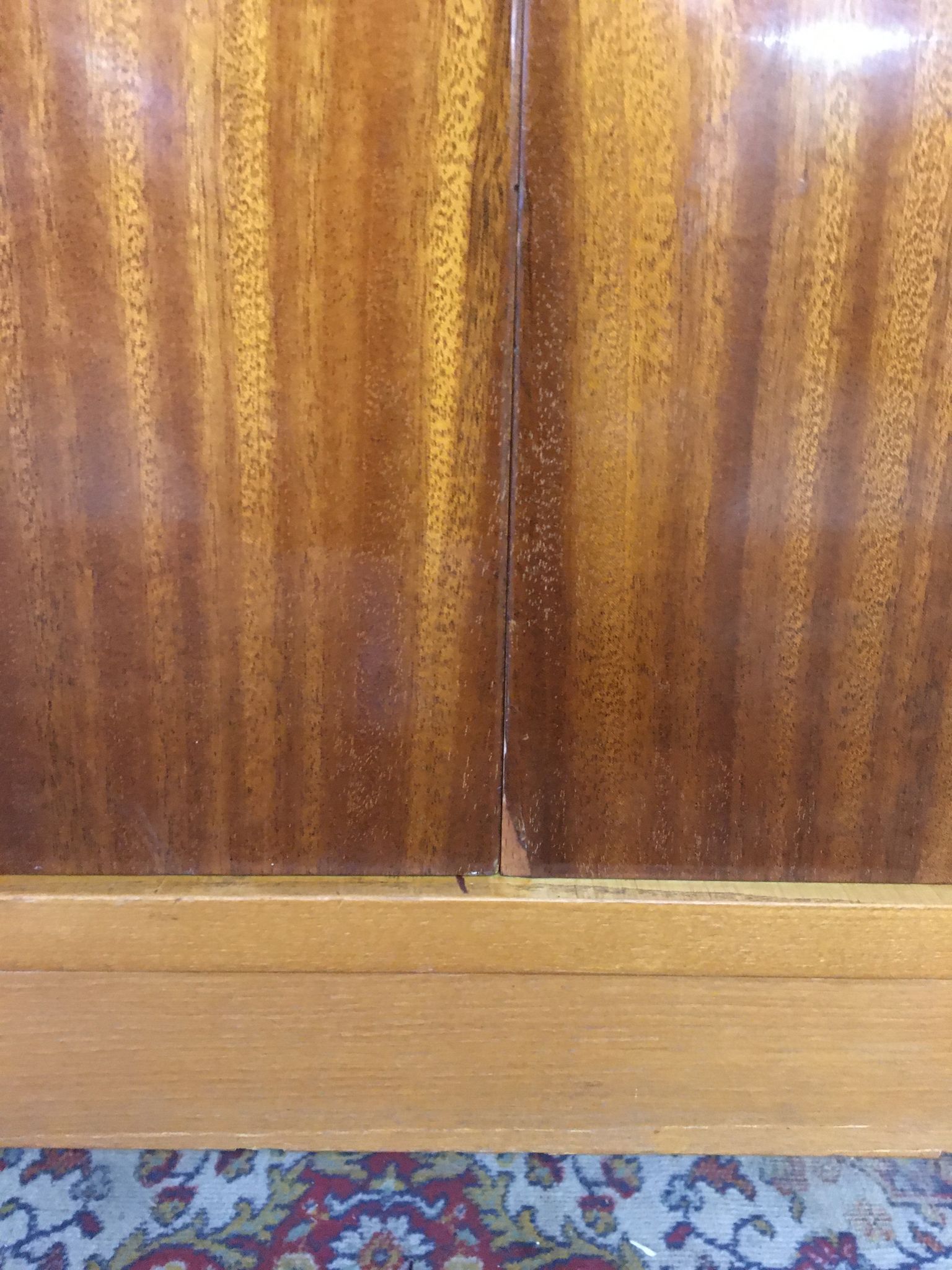 Light wood and rosewood buffet 60s