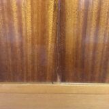 Buffet en bois clair et palissandre années 60