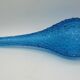 Bottle blue glass vintage italy