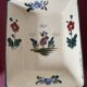Set of 2 porcelain soap dishes with Breton couple motifs