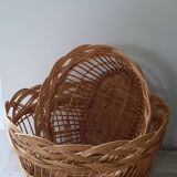 Large wicker baskets