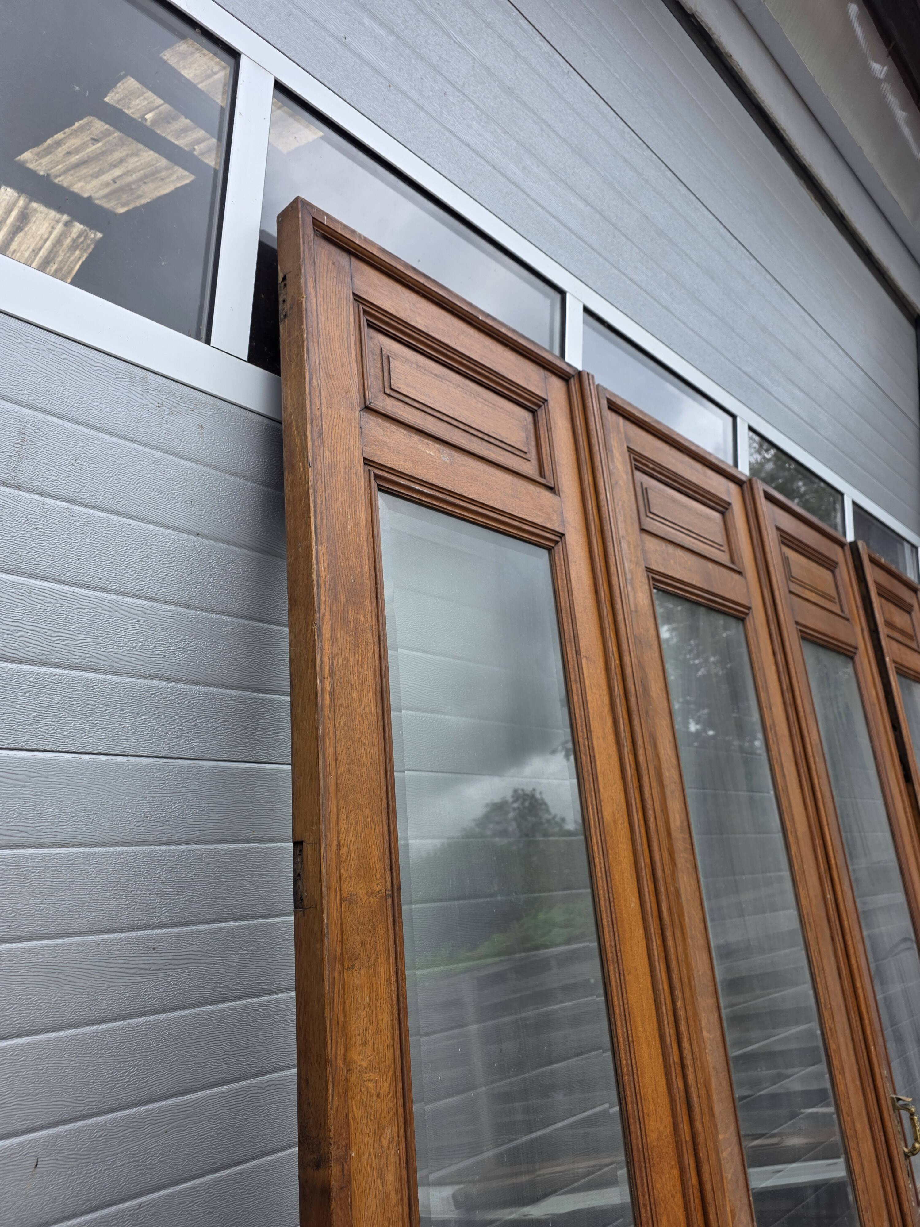 4 solid oak partition doors (high quality)