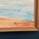 Original Swedish Oil on Canvas - "Côte" by Svan Öberg - Signed - Vintage and Framed - 49 x 38 cm (19.3" x 15")