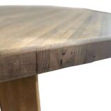 Coffee table / brutalist coffee table in vintage oak
