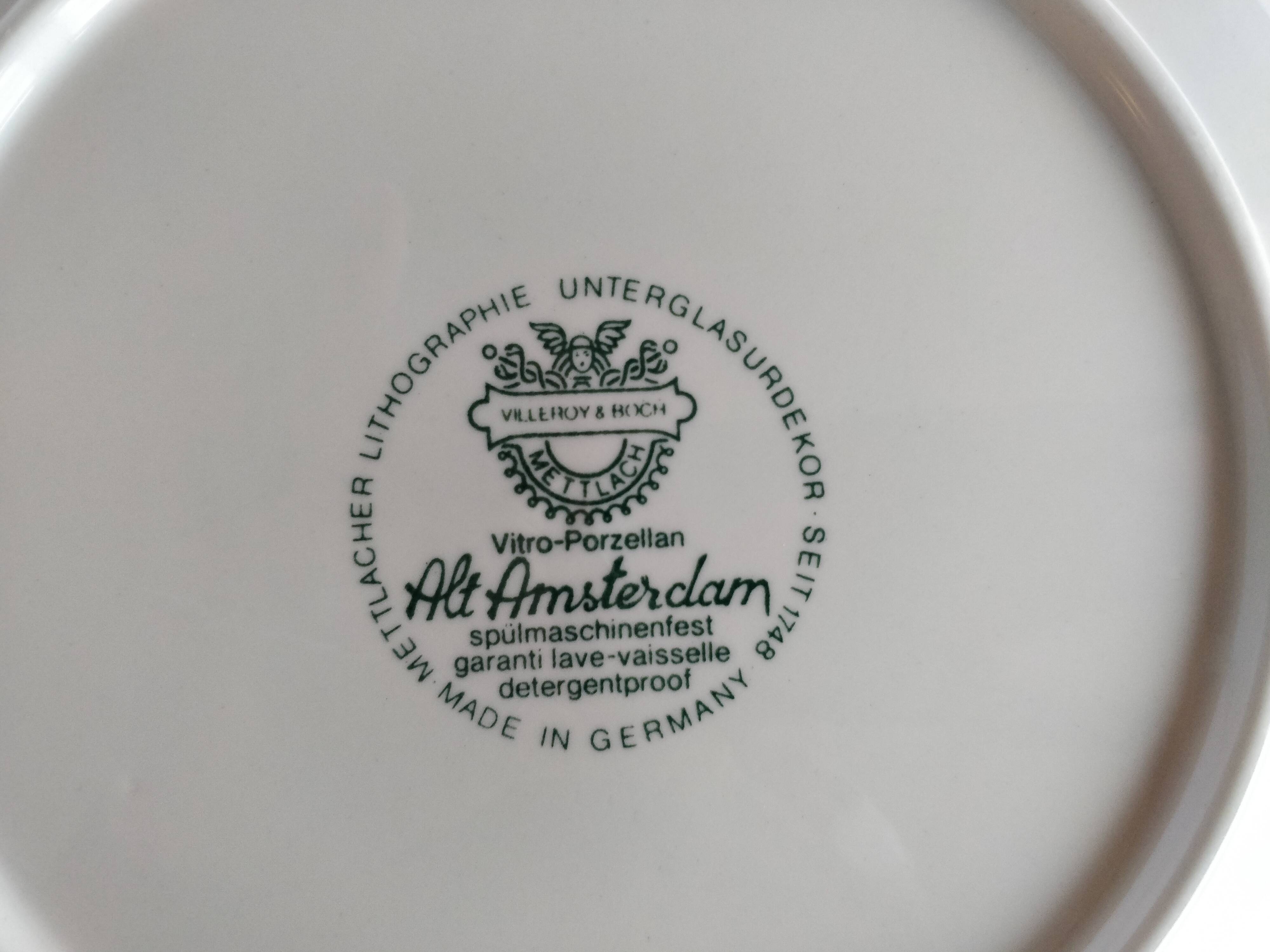 Round hollow serving dish villeroy & boch "alt amsterdam"