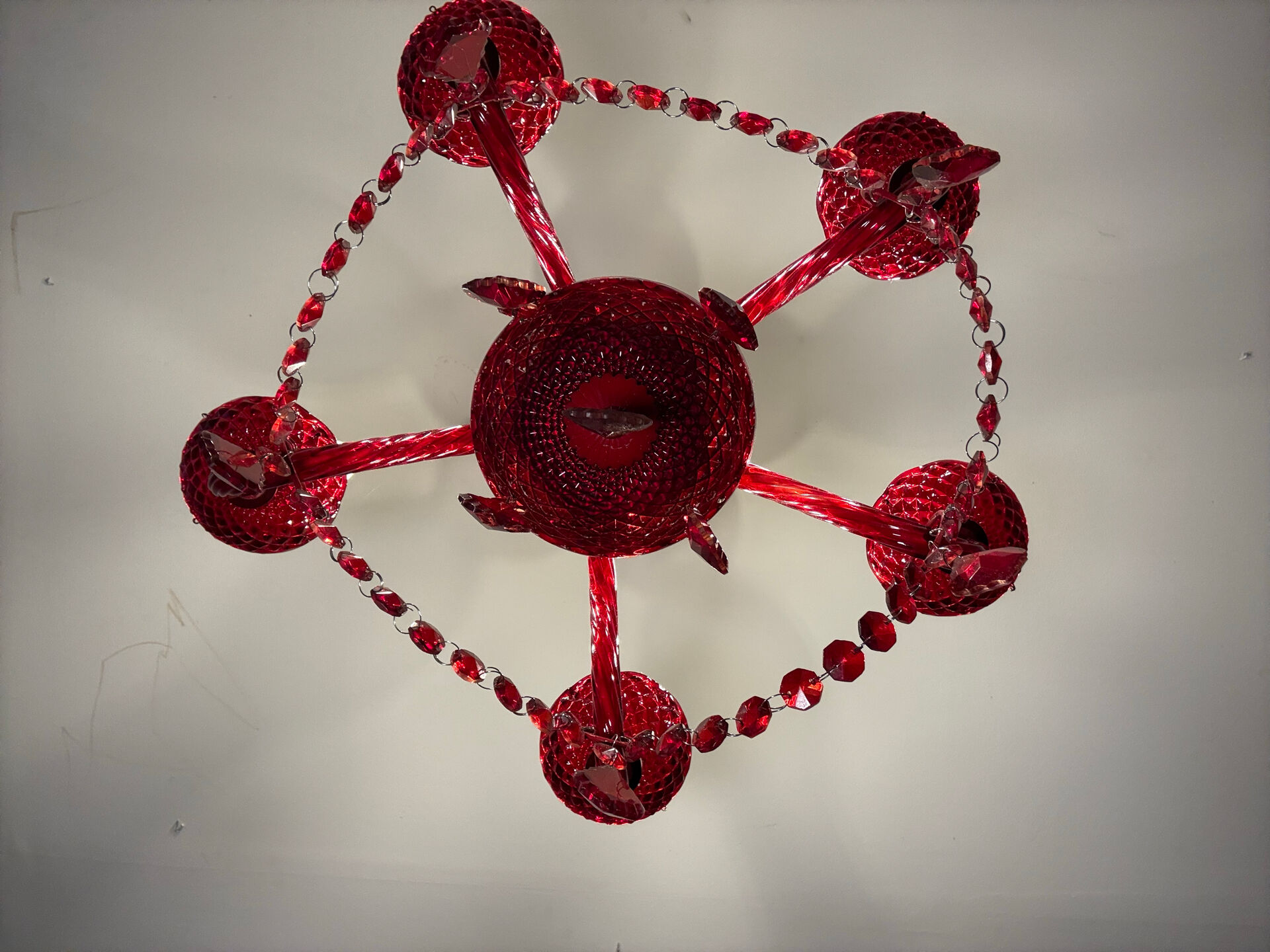 Lustre baroque inspiration Murano