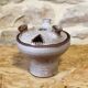 Ceramic flower pick Jeanne and Norbert Pierlot