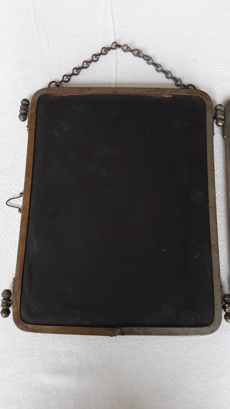 Miroir de barbier tryptique 21x27cm