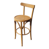 Tabouret de bar vintage en bois courbé