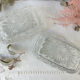 Vintage glass butter maker made in france reims