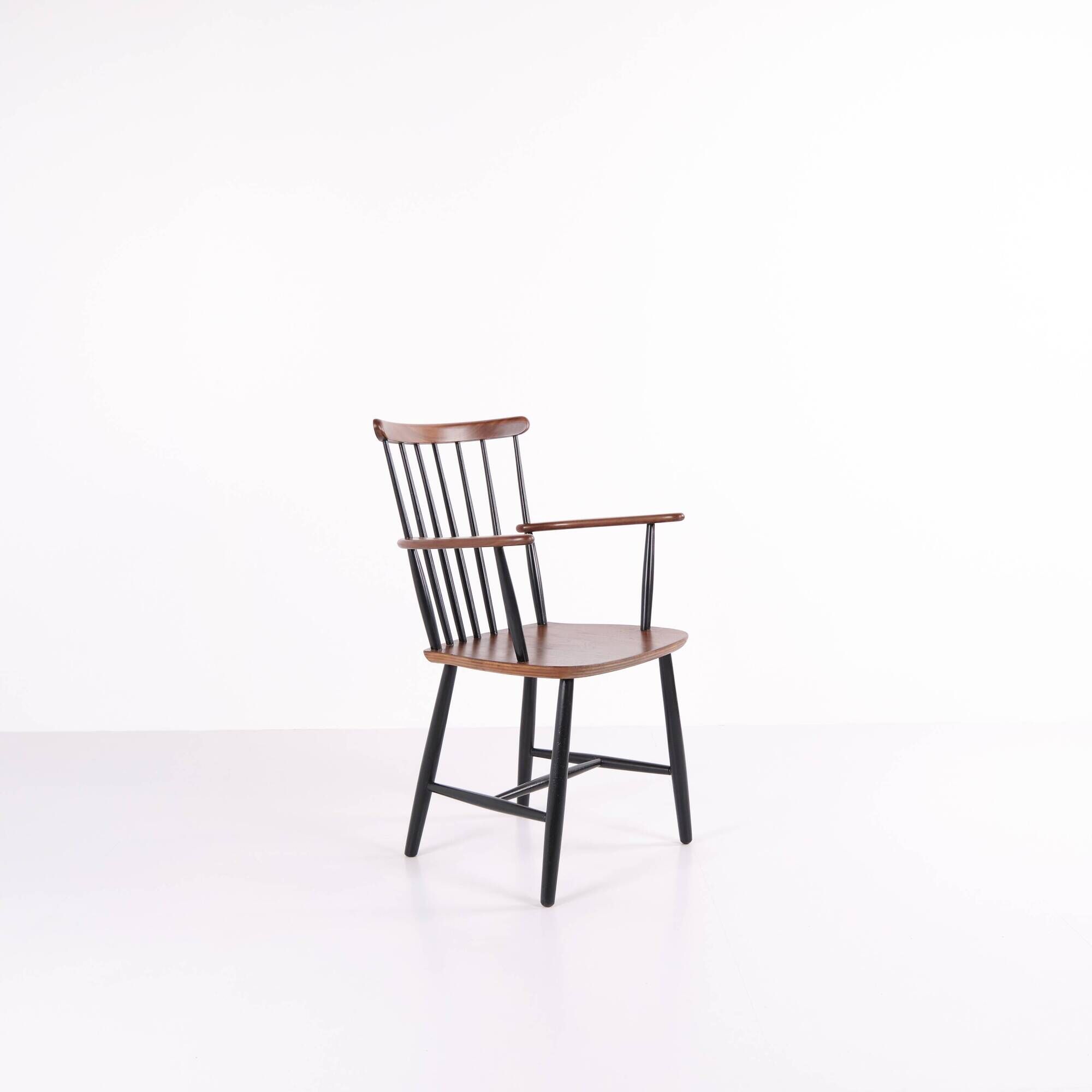 Armchair - Rosewood and black painted - Poul M. Volther - Farstrup - 1960s