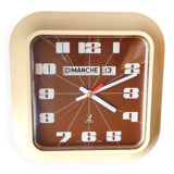 Large vintage Jaz wall clock 1970