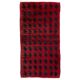 Vintage Handmade Turkish Tulu Rug with Serrated Leaf Design, 100% Wool