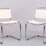 Pair Mart Stam s33 cantilever chairs 1970s