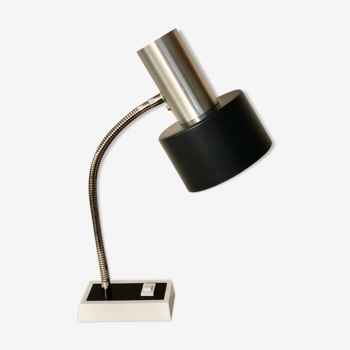 Lampe de table noire vintage sis, Modèle 861